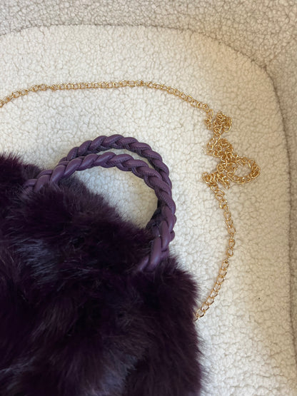 VIOLET BORSA ECO - FUR VIOLA