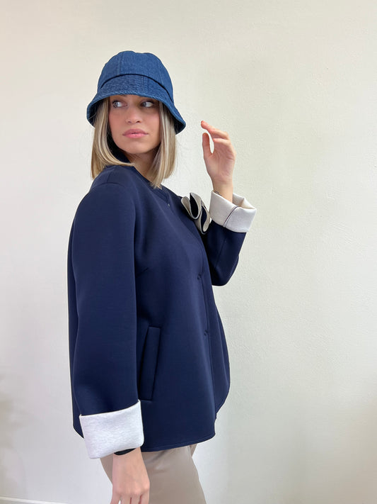 CAPPELLO PESCATORA BLU DENIM