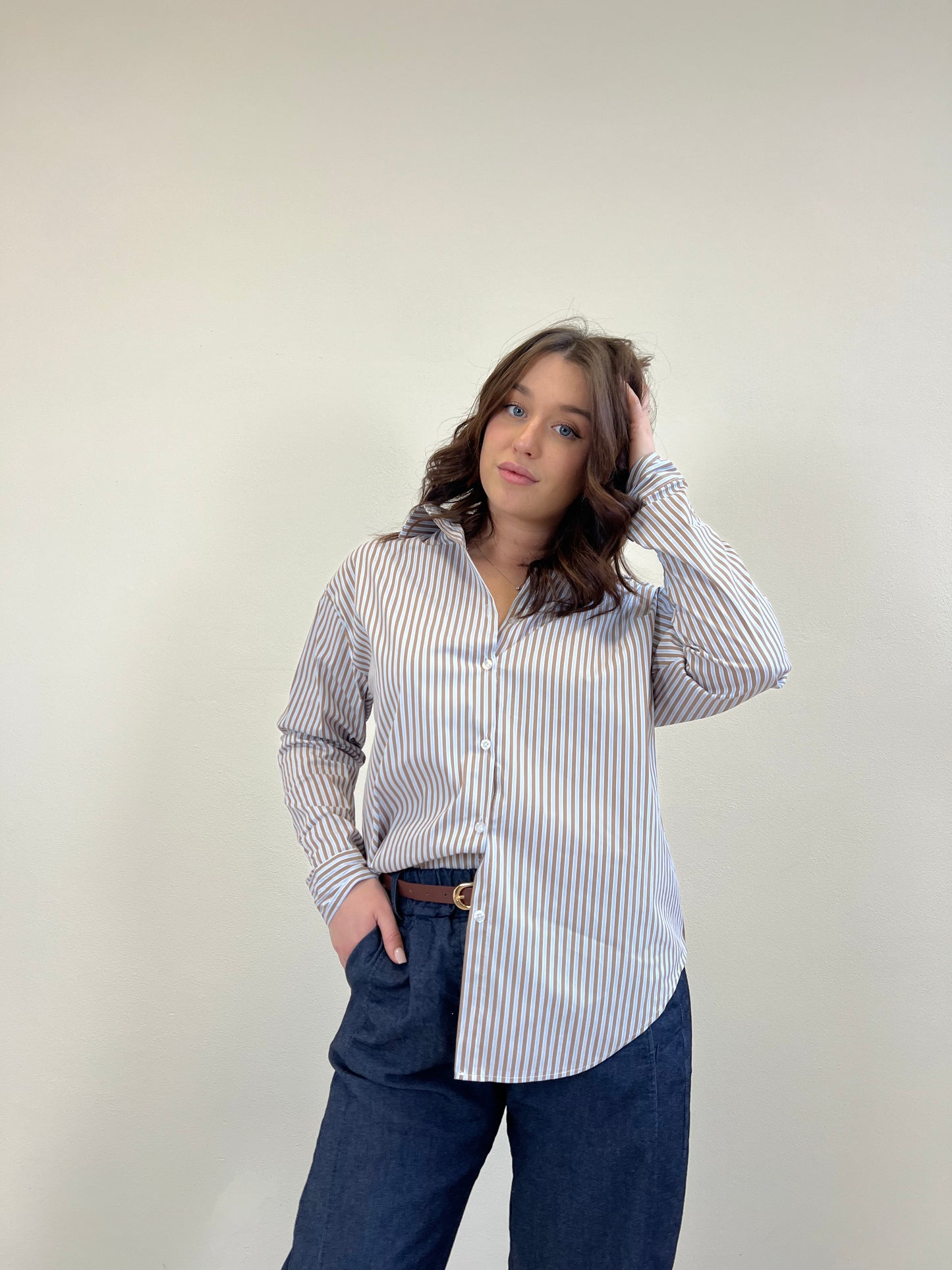 MADRID CAMICIA A RIGHE