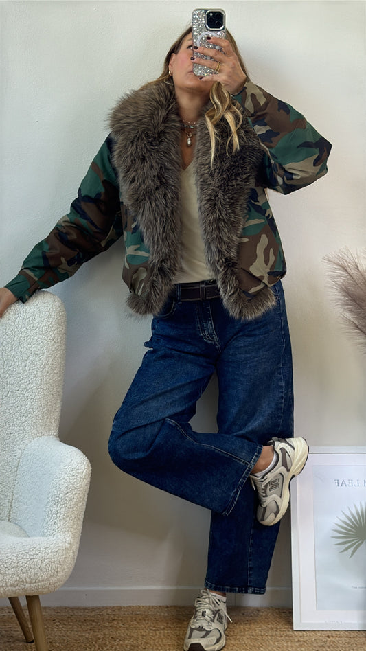 DIVA GIUBBINO CAMOUFLAGE