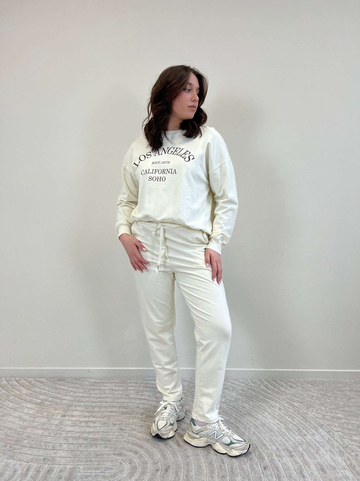 HUSTON PANTALONE TUTA BURRO