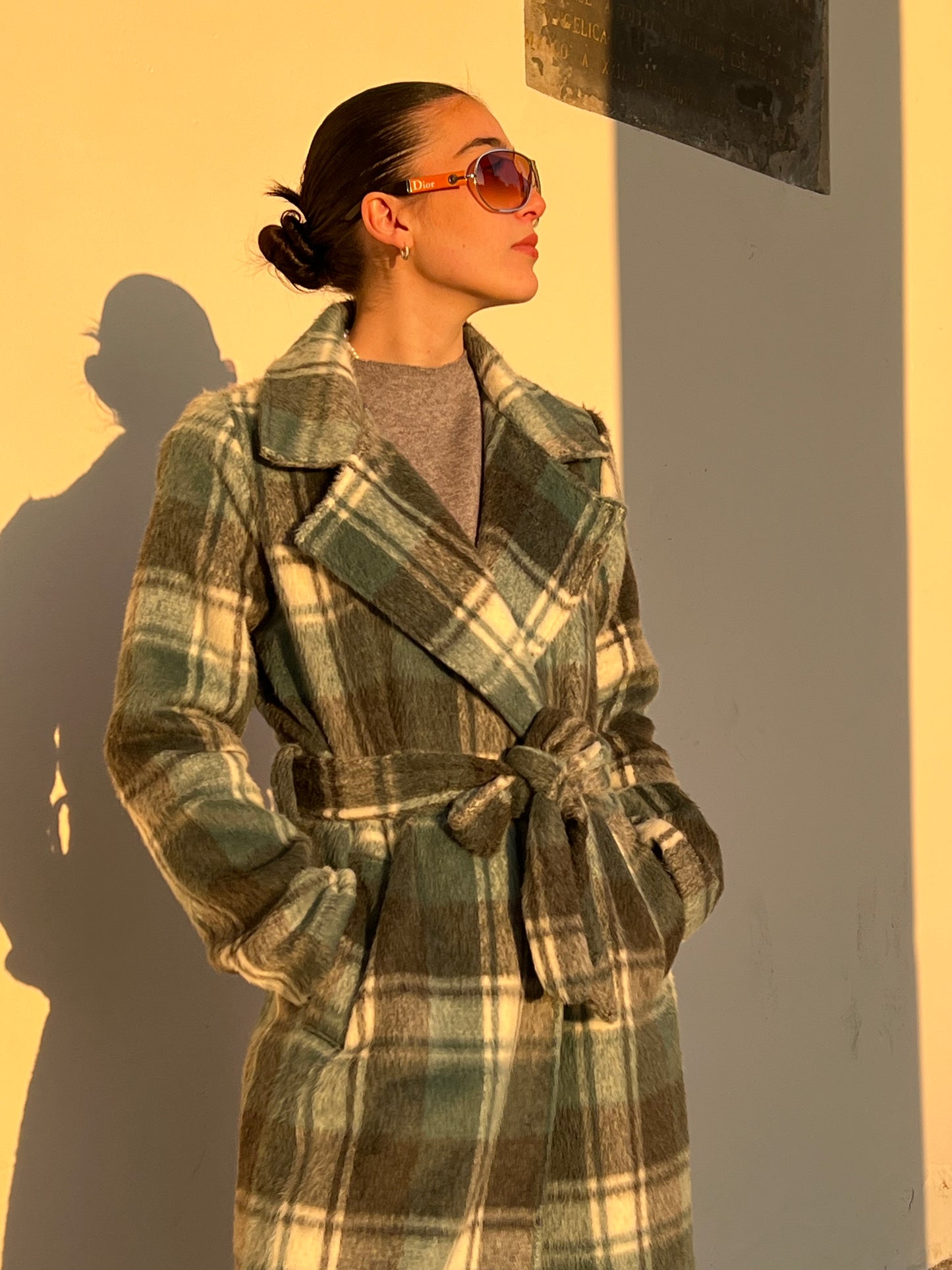 BOVARY CAPPOTTO FANTASIA TARTAN GRIGIO & OTTANIO