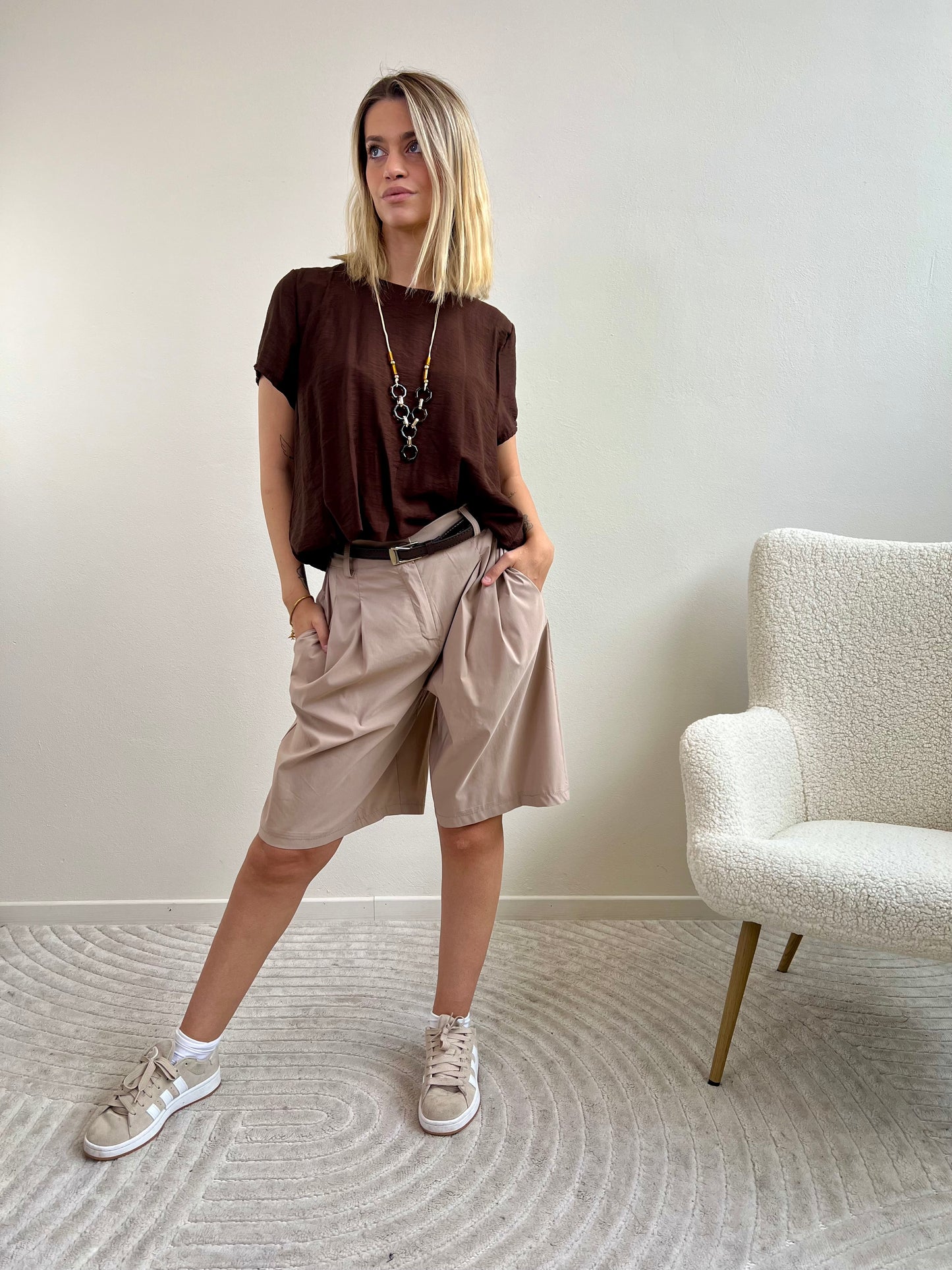 BLUSA PAPAYA variante cioccolato