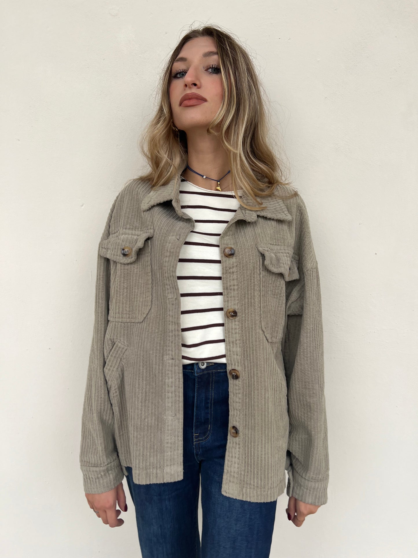 CARNABY GIACCA IN VELLUTO VAR.BEIGE