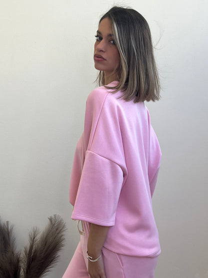 FELPA SOFT -TOUCH EMILIE ROSA BUBBLE