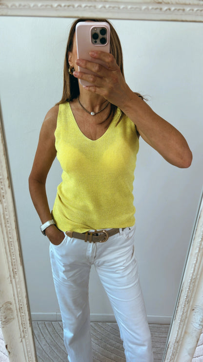 CANOTTA LUREX GIALLO