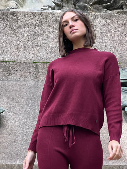 COPENAGHEN SET TUTA BURGUNDY