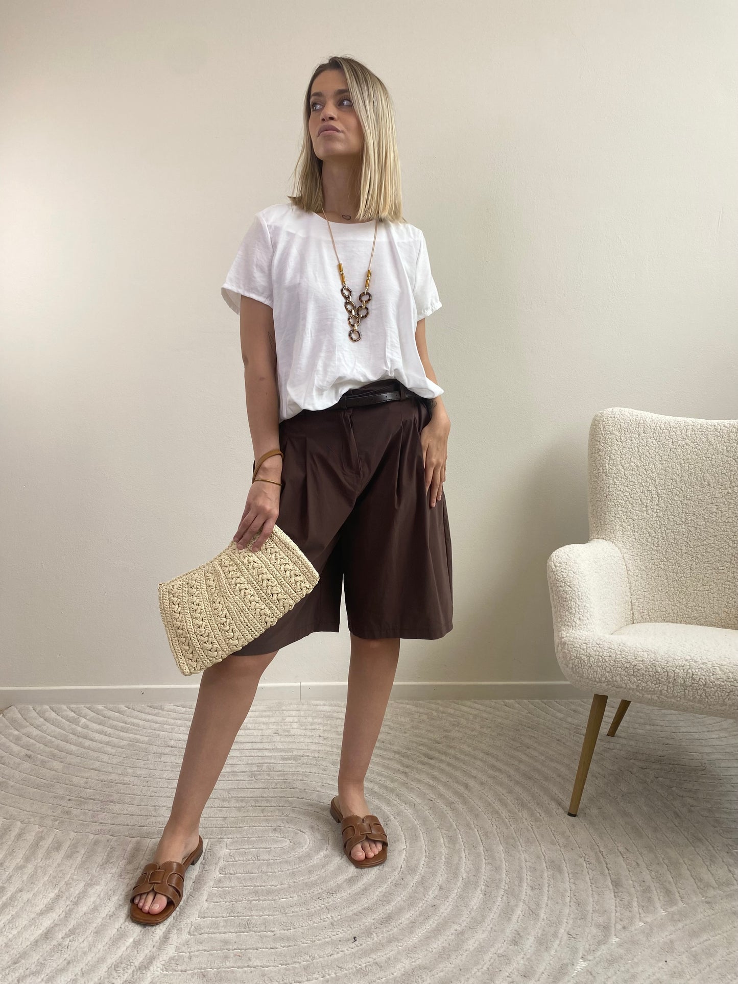 BLUSA PAPAYA variante latte