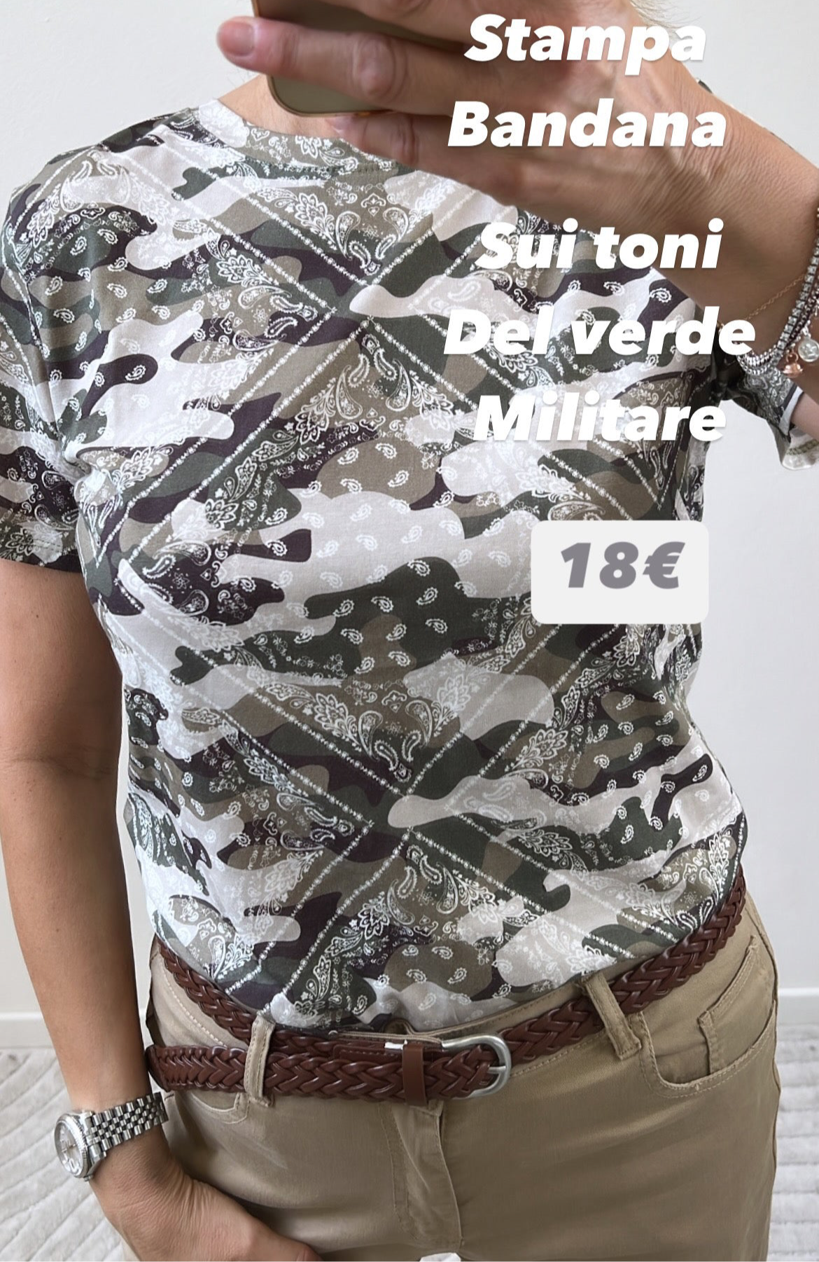T.SHIRT STAMPA BANDANA