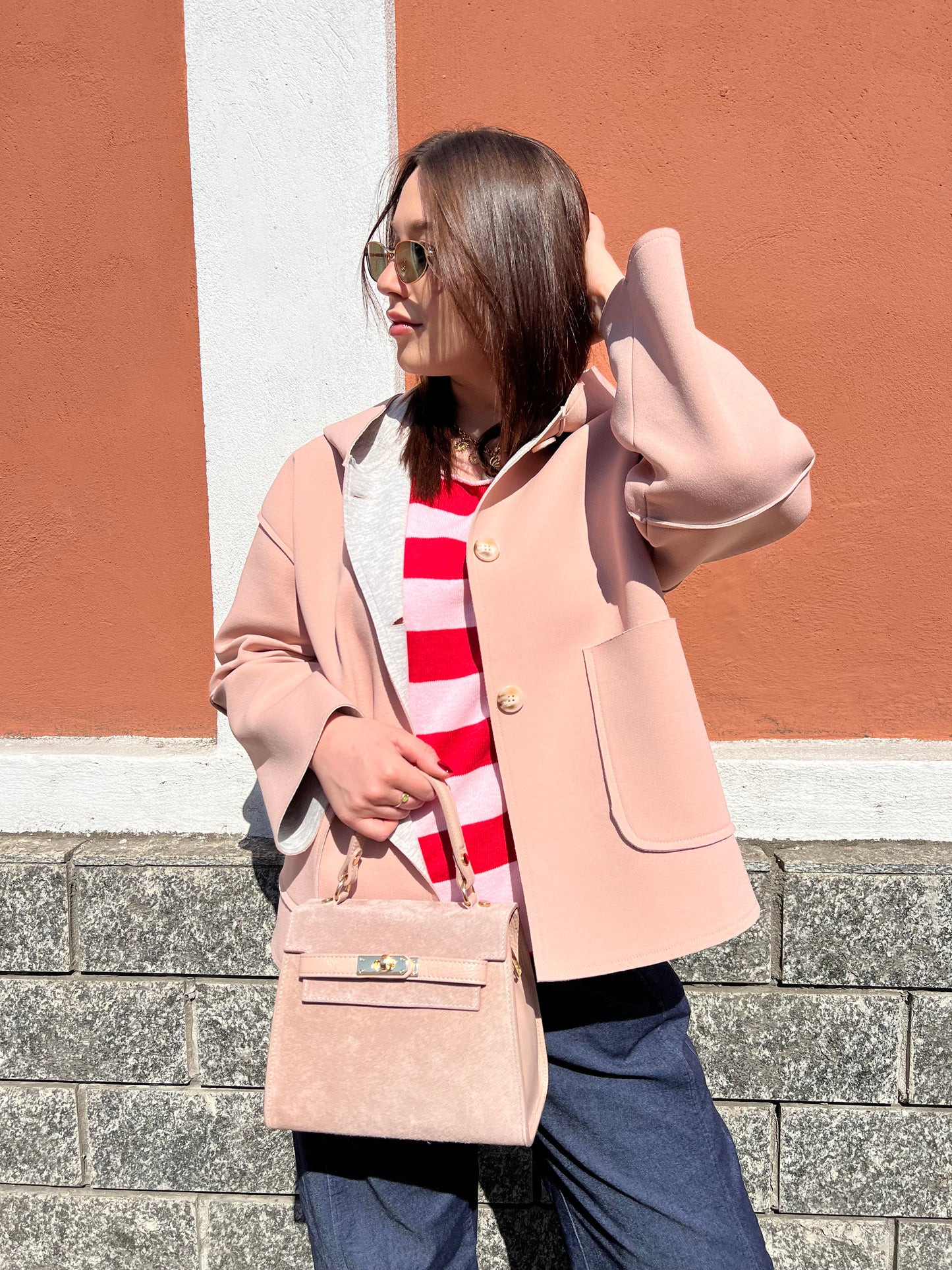 GIACCA NEOPRENE BLUSH