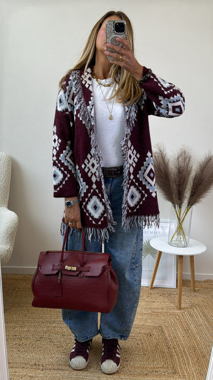 KLIMT CARDIGAN PRUGNA