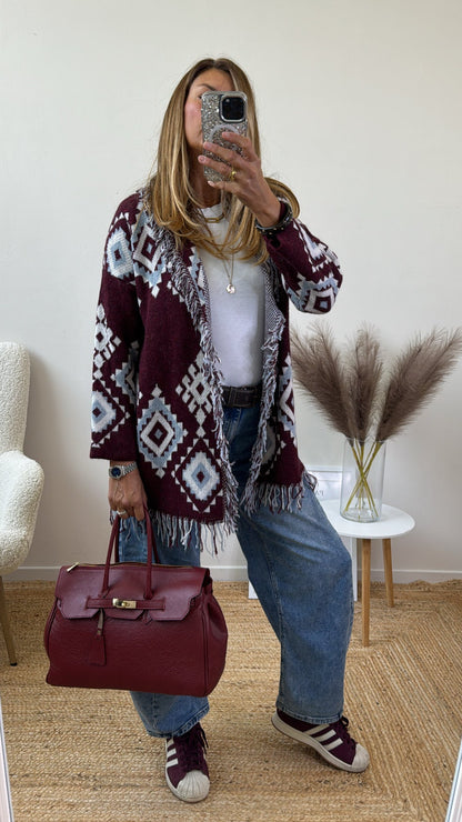 KLIMT CARDIGAN PRUGNA