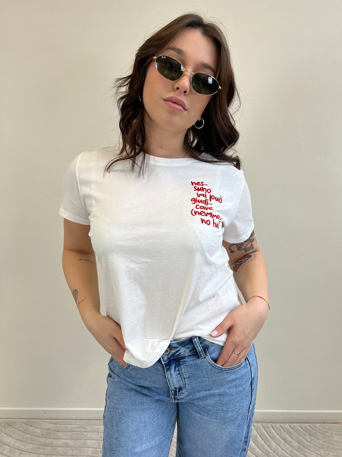 T.SHIRT “NESSUNO MI PUÒ GIUDICARE “