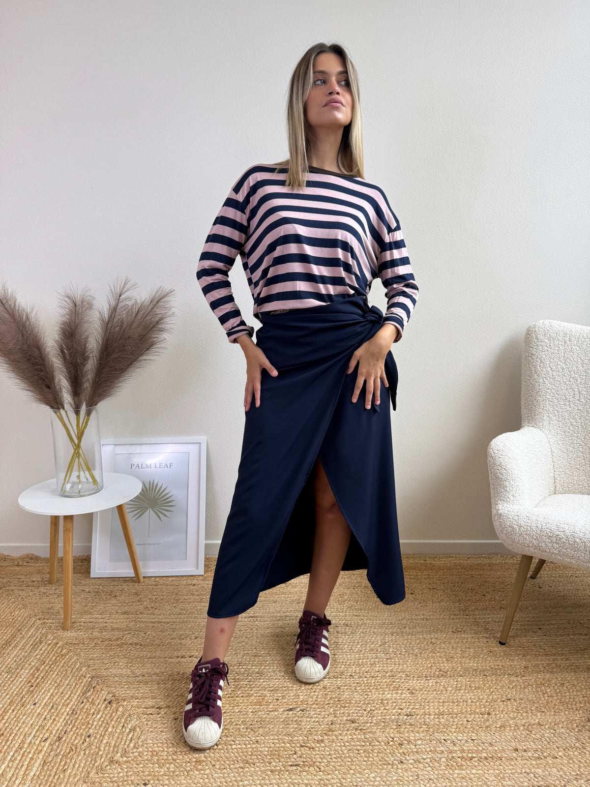 GONNA A PORTAFOGLIO BLU NAVY