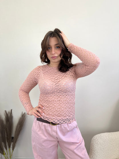 GESSY PANTALONE OVETTO ROSA