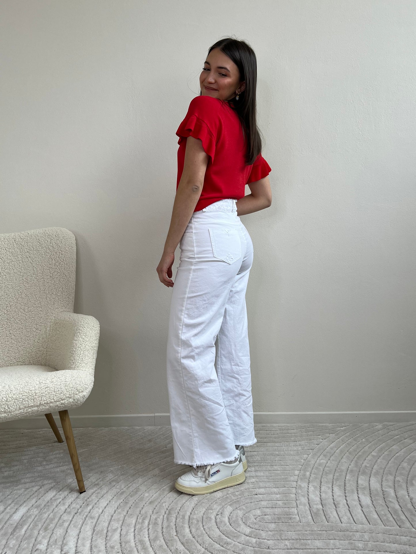 PANAMA JEANS WIDE LEG TAGLIA S
