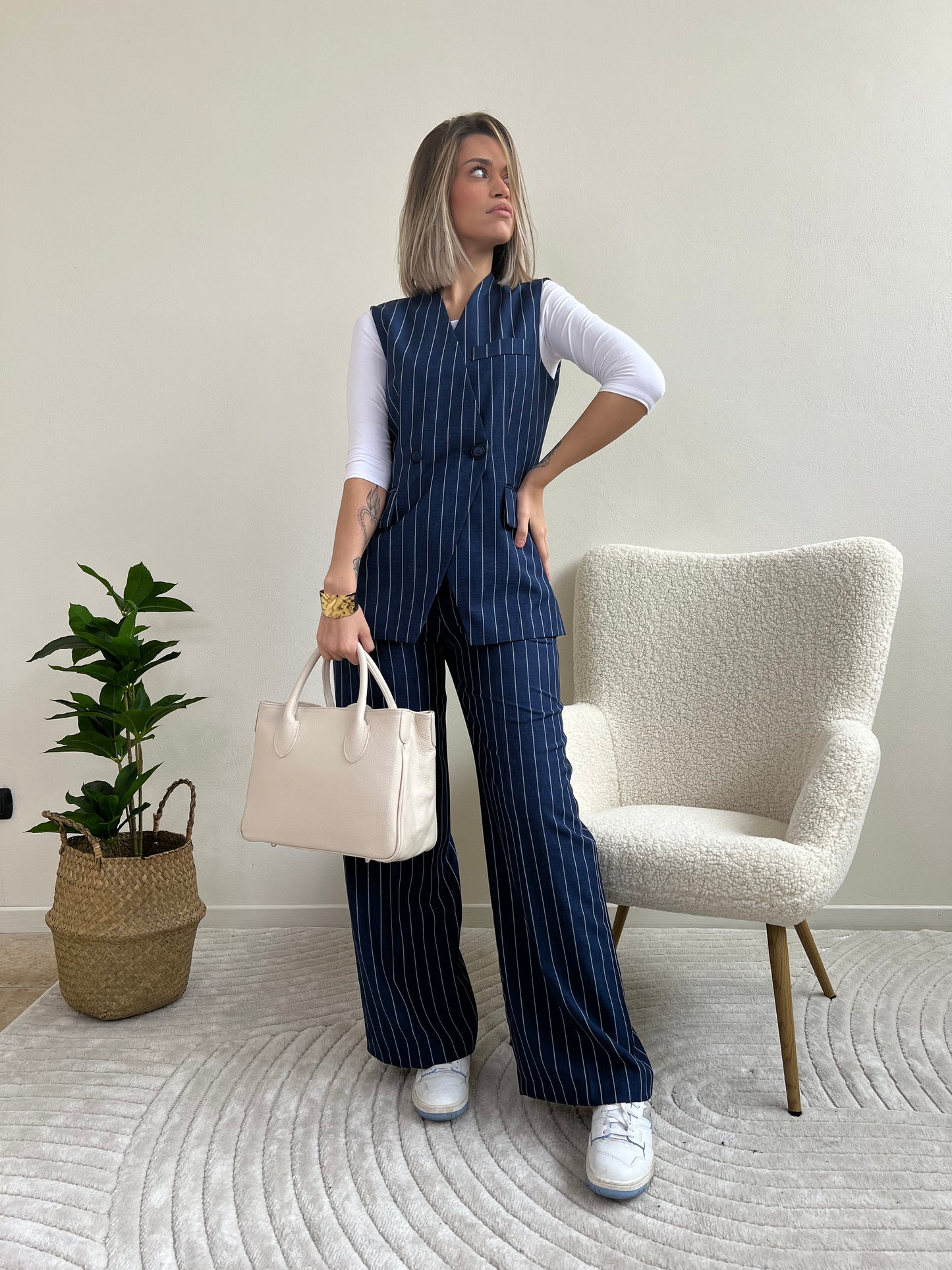 MARICA SET GILET & PANTALONI TG.L