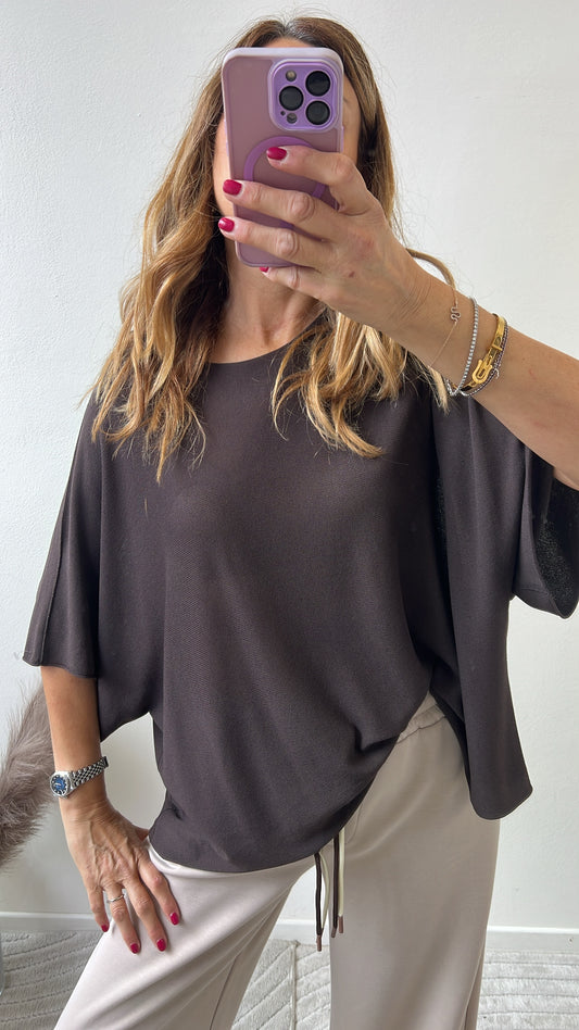 Maxi - maglia CIOCCOLATO