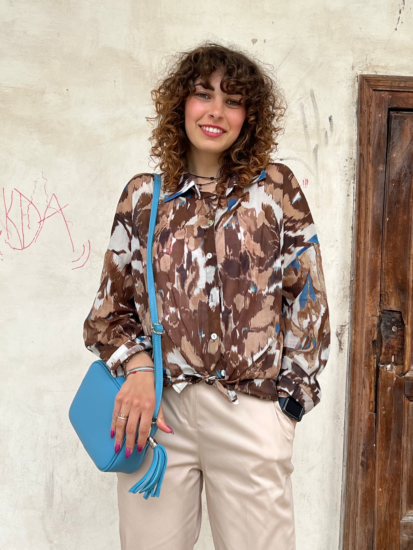 AMY blusa fantasia macchia