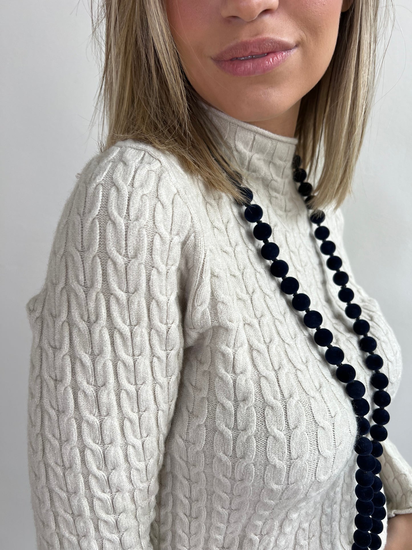 COLETTE PULLOVER TRECCIA BEIGE