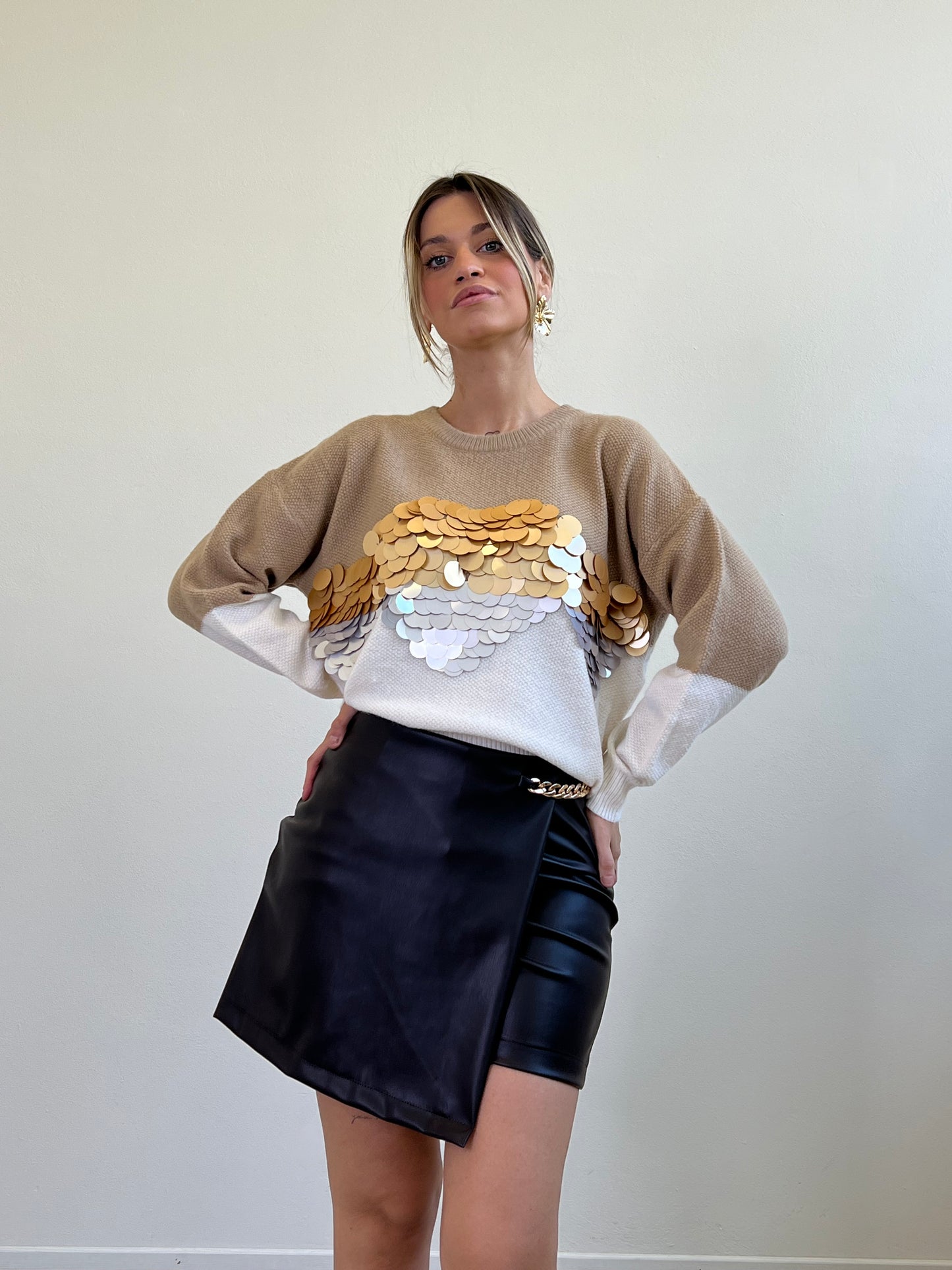 SHORT PORTAFOGLIO ECOPELLE TESTA DI MORO TG.M/L
