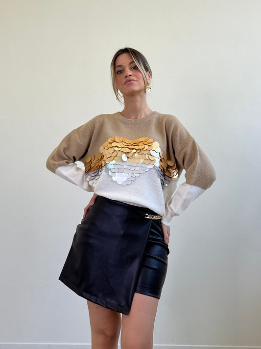 SHORT PORTAFOGLIO ECOPELLE TESTA DI MORO TG.M/L