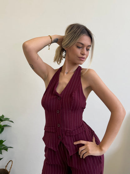 COORDINATO  VANITY BORDEAUX GESSATO
