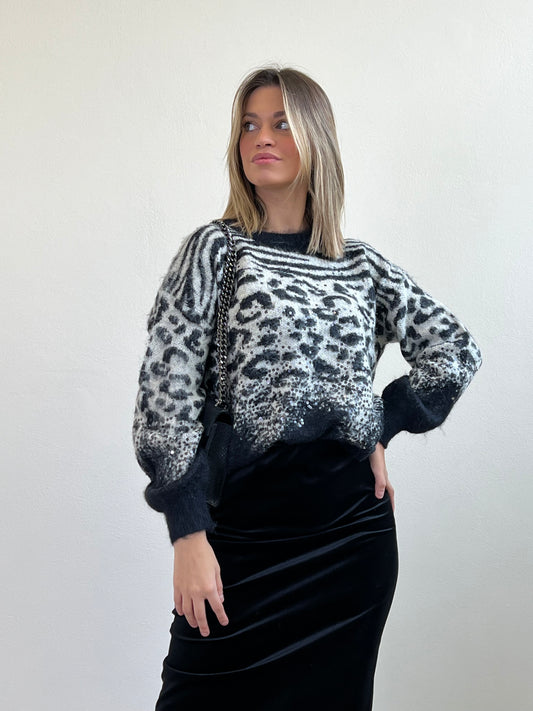 HERITAGE PULL MACULA & PAILLETTES
