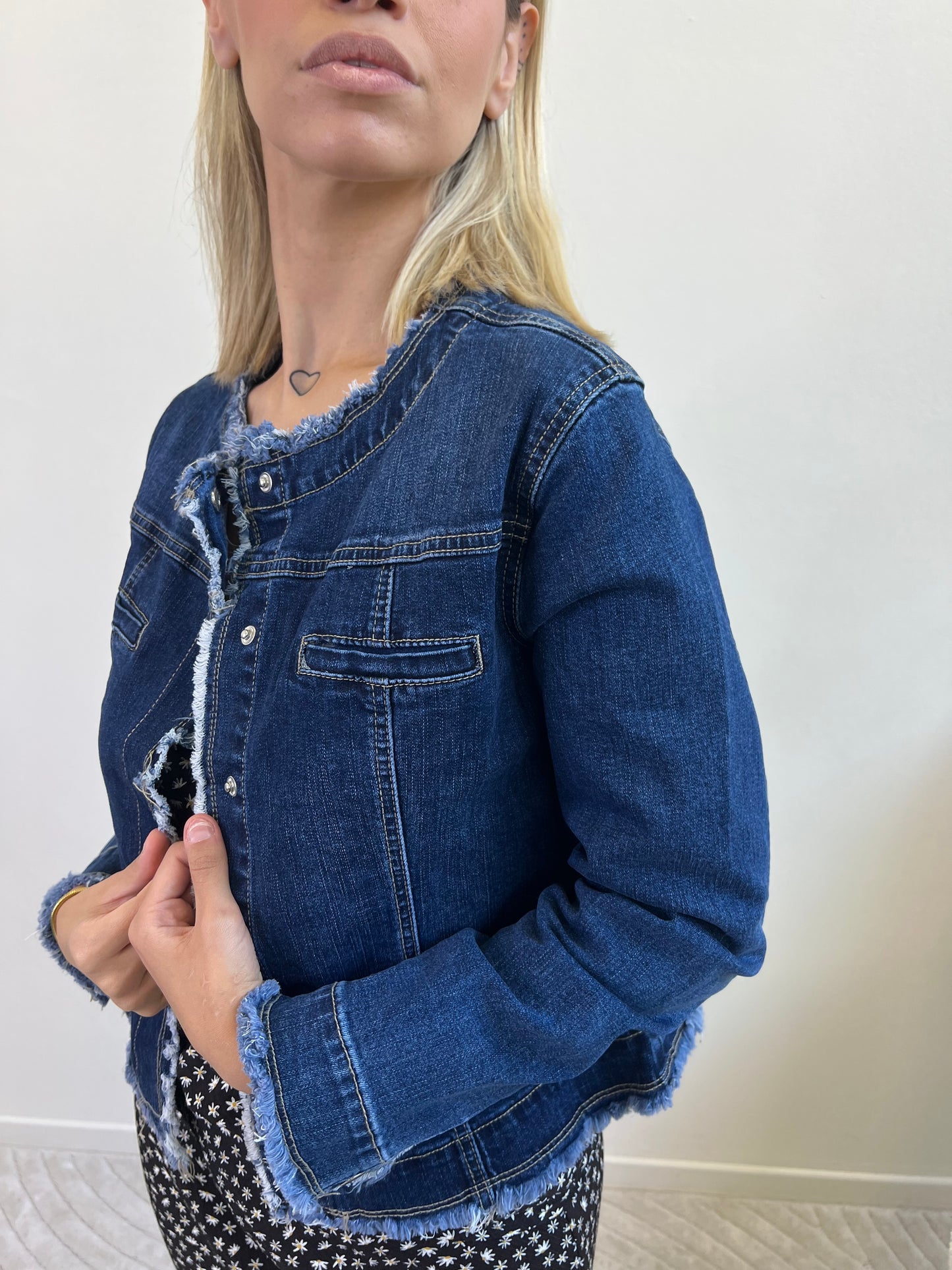 GIACCA DENIM STRETCH taglia S