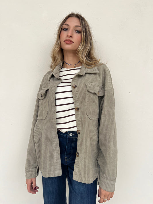 CARNABY GIACCA IN VELLUTO VAR.BEIGE