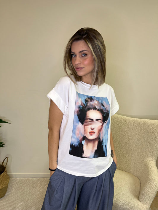 FRIDA T.shirt bianca