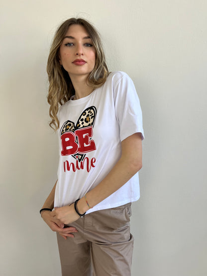 T.SHIRT CUORE ANIMALIER