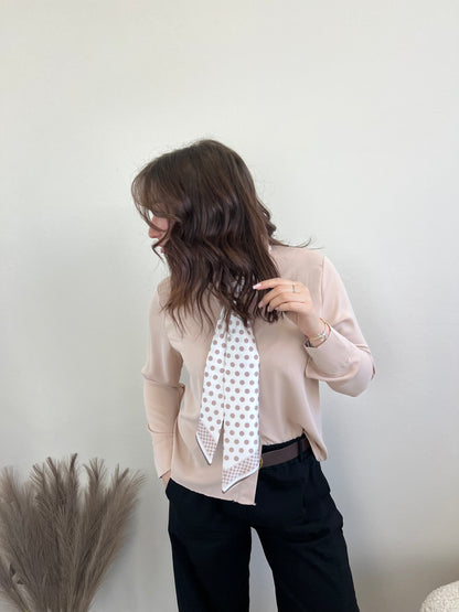 ABBY CAMICIA CON FOULARD/CRAVATTA