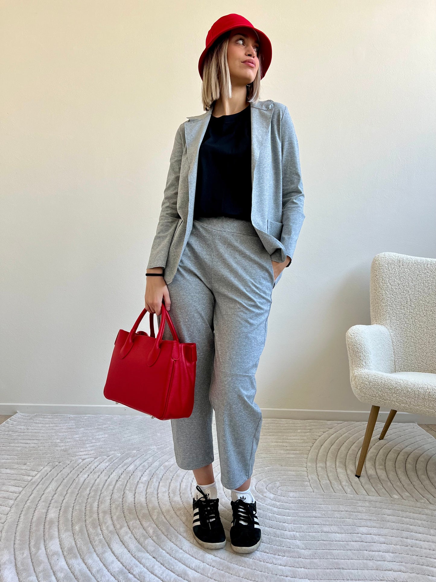 LENNY TAILLEUR GRIGIO TAGLIA M