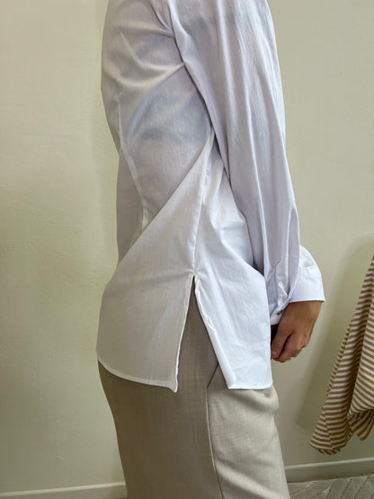 CAMICIA CON NODO BIANCA taglia L