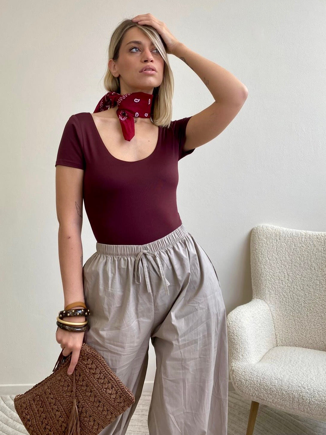 PANTALONE ALADINO SABBIA