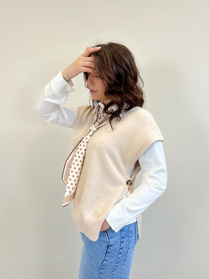 ABBY CAMICIA CON FOULARD