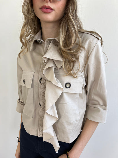 KARINE GIACCA SABBIA