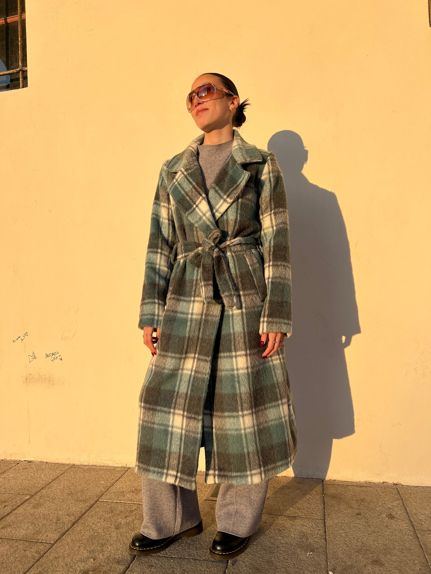 BOVARY CAPPOTTO FANTASIA TARTAN GRIGIO & OTTANIO