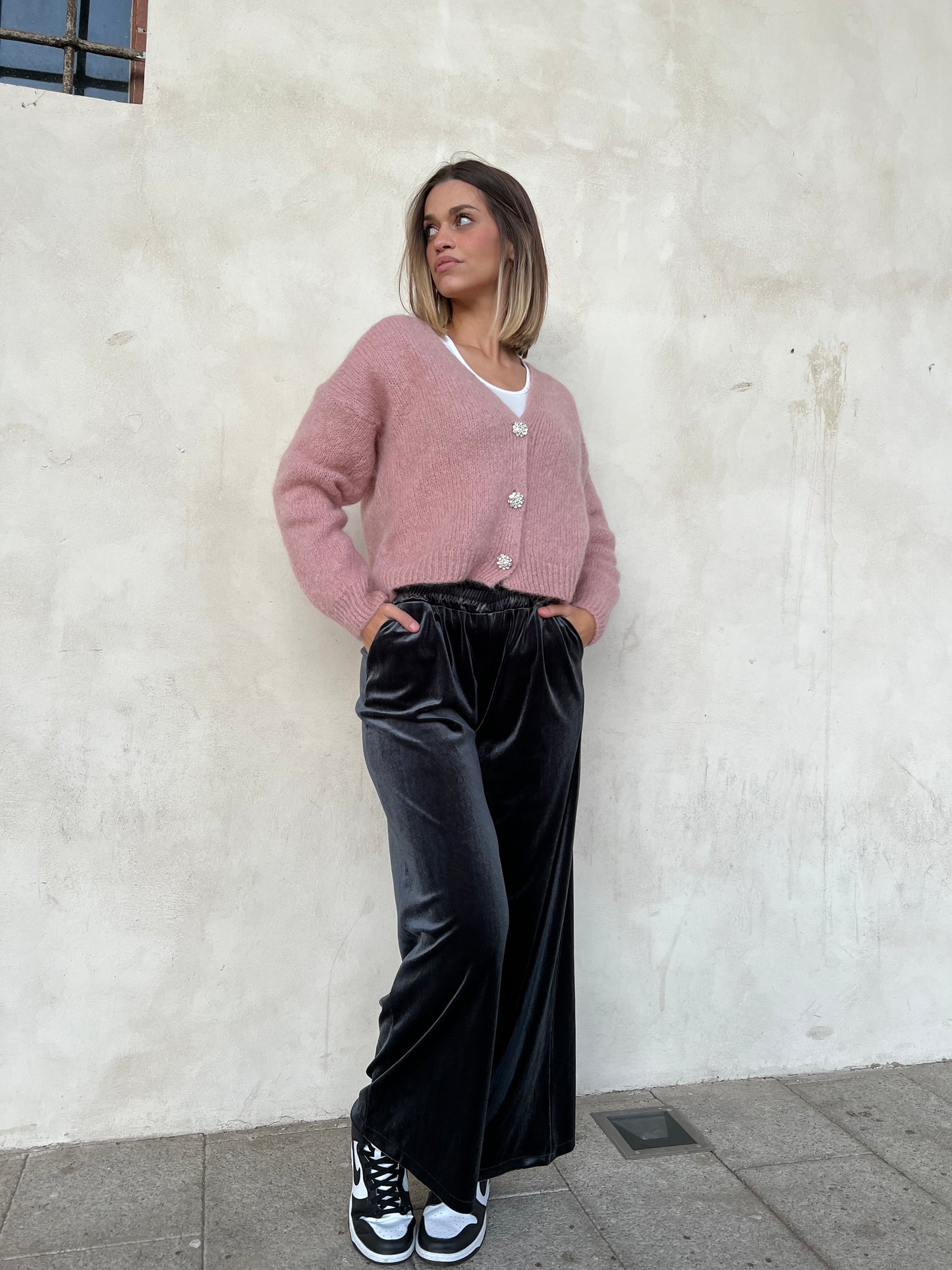 CLIO CARDIGAN BLUSH