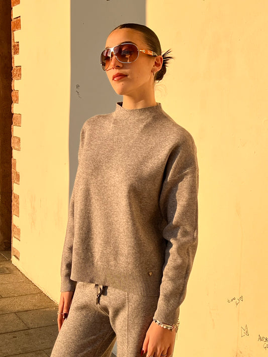 COPENAGHEN SET TUTA GRIGIO MELANGE
