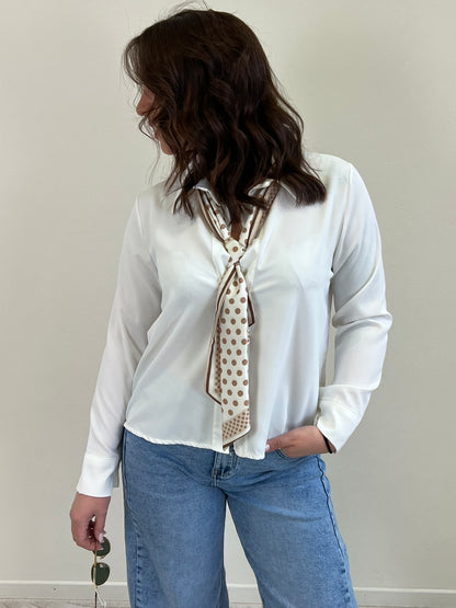 ABBY CAMICIA CON FOULARD