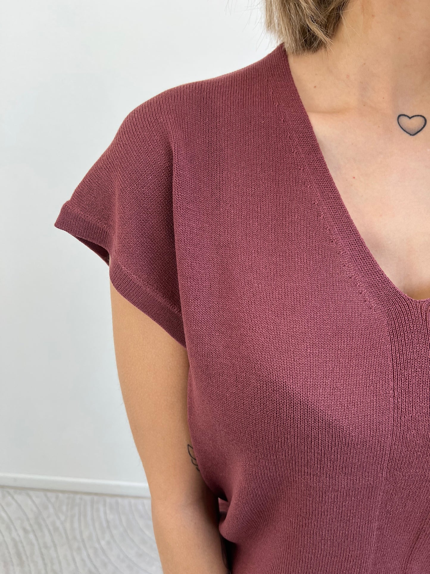 AMBRA MAGLIA ROSSO INDIA