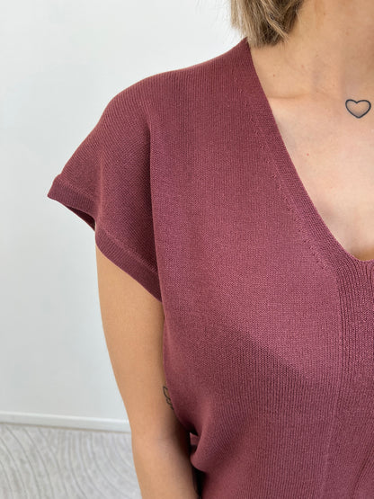 AMBRA MAGLIA ROSSO INDIA