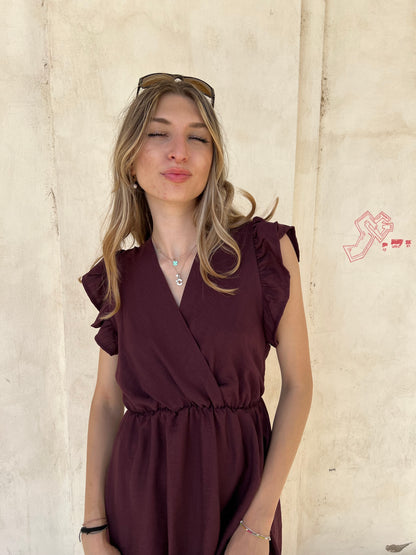 RACHELE MINI DRESS VAR.PRUGNA