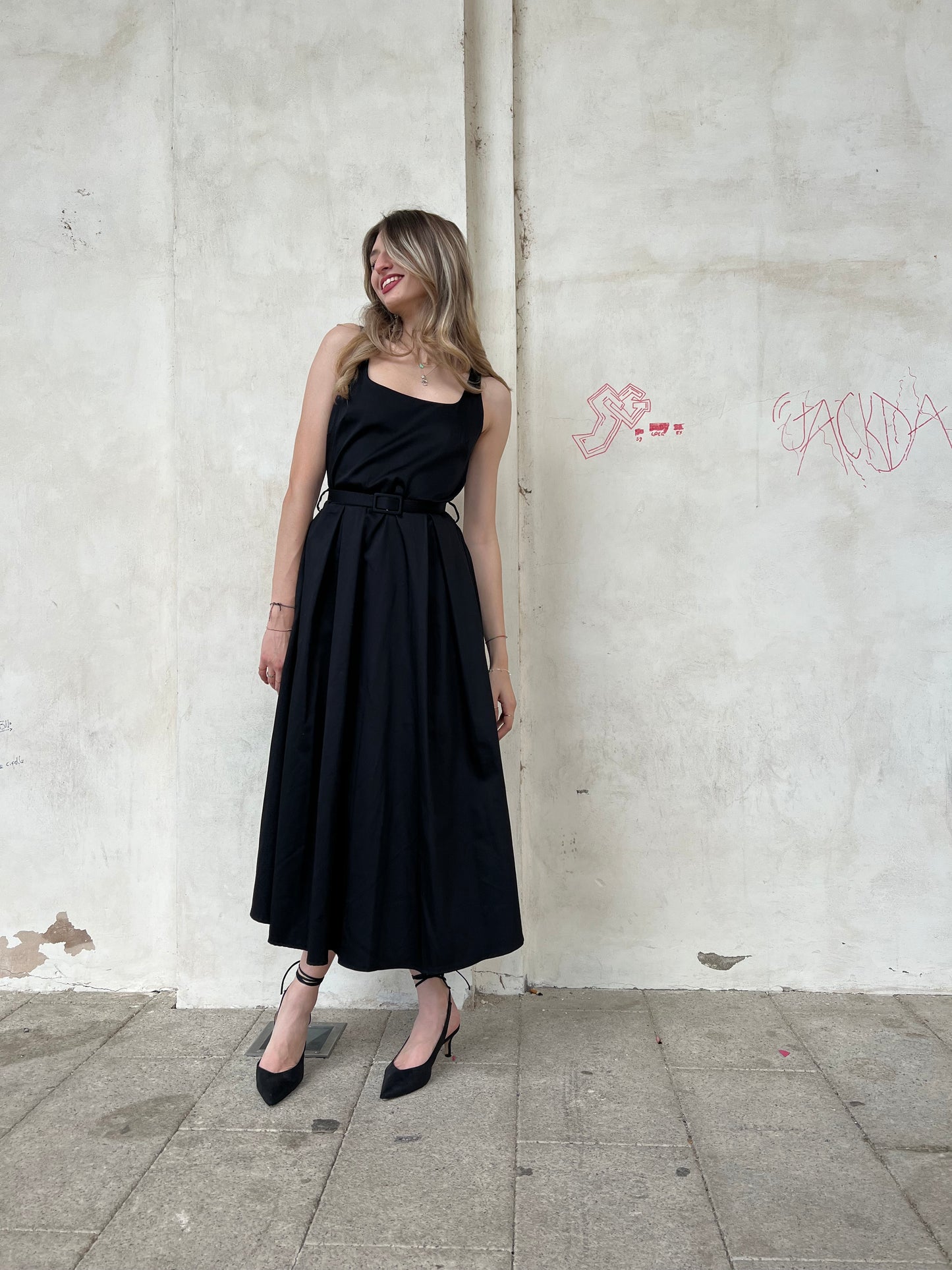 CHARLOTTE DRESS NERO tg.s
