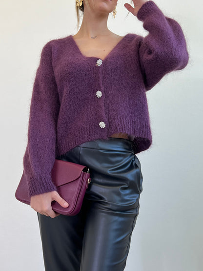 VANESSA PANTALONE ECOPELLE TG.M NERO