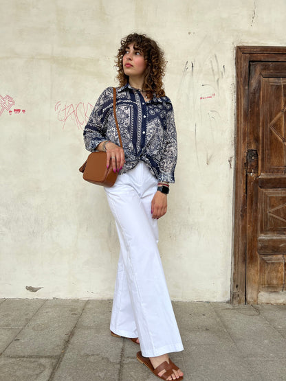 FRESH pantalone var.bianco TG.L