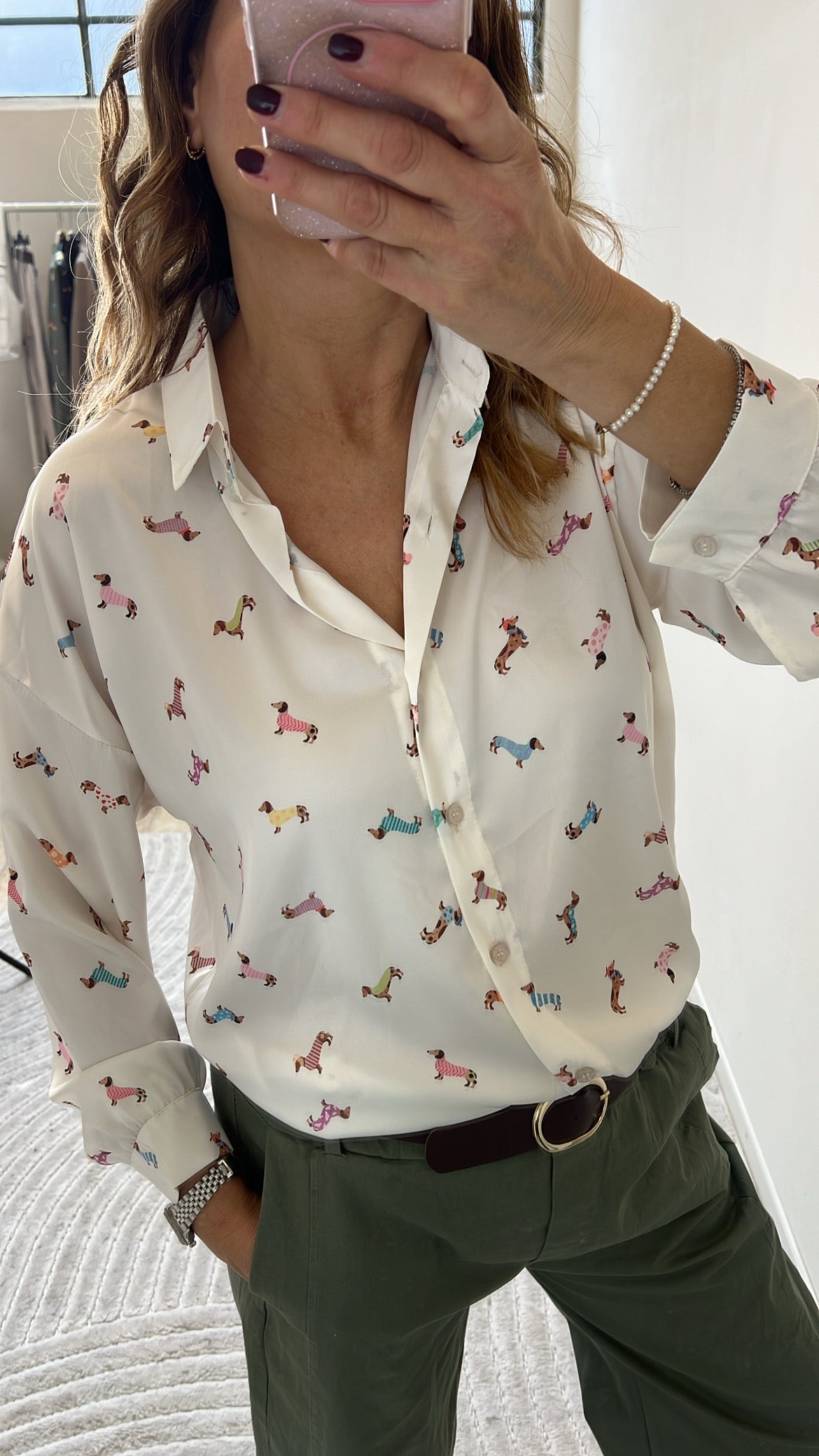 CAMICIA BASSOTTI PANNA