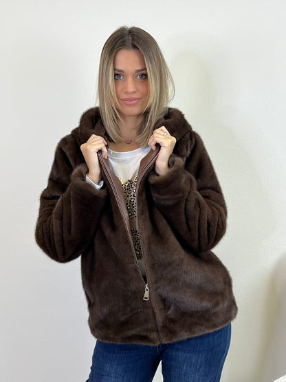 GIUBBINO ECO - FUR VISONE